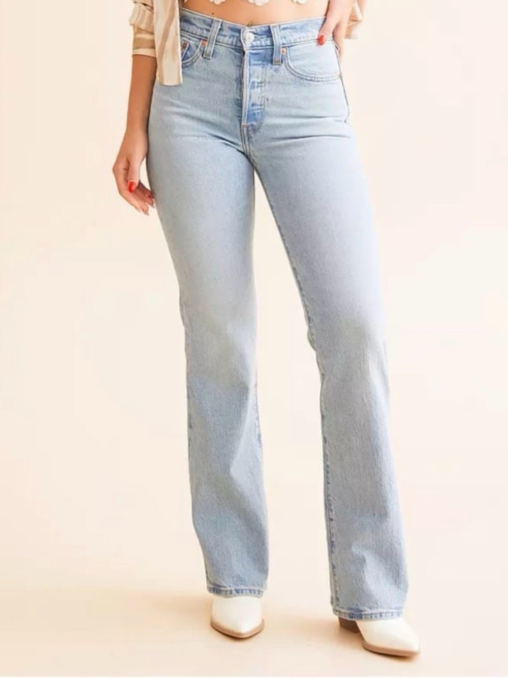 Levi's Light Blue Flare Jeans